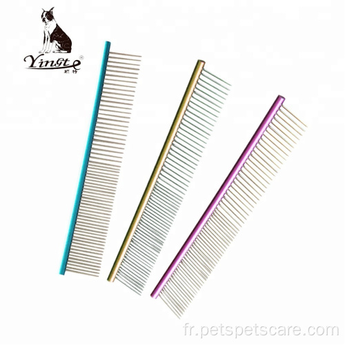 Peigne pour chats pour animaux de compagnie pour le toilettage aux puces